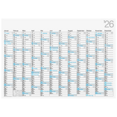 Plakatkalender Mod. 701 02 2026 | 980×680 mm